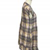 X Gorsuch Linen Plaid Tunic Dress Made In USA Lagenlook