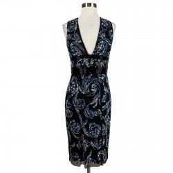 Women's Black Midi Dress Size 10