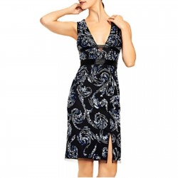 Women's Black Midi Dress Size 10
