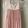 Women's Sweetheart Babydoll Dress-Gingham