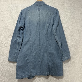 J. jill Denim Military Duster In Sequoia Wash Dress