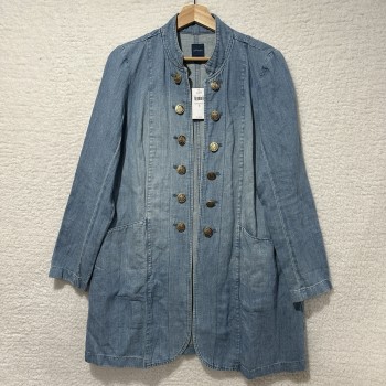 J. jill Denim Military Duster In Sequoia Wash Dress
