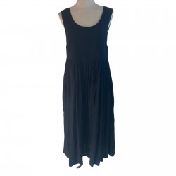 Women's Black Midi Fit And Flare Dress Size 8